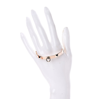 Hermes 18K Rose Gold PM Collier De Chien Bracelet SH 2 of 5