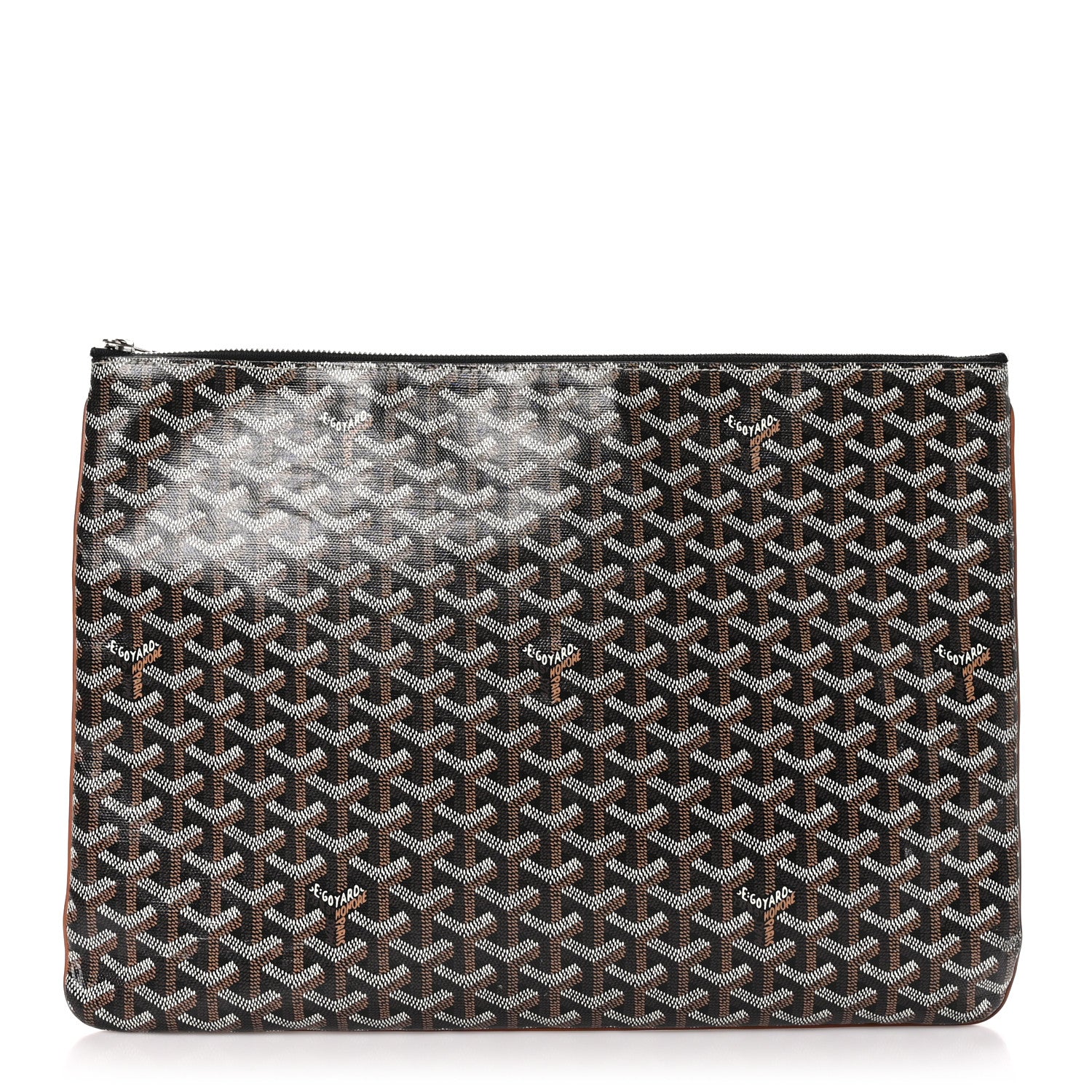 Goyard Goyardine Senat Pochette GM Black Gold 1 of 7