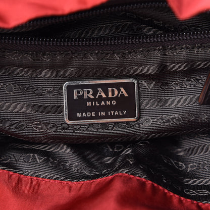 Prada Nylon Vela Small Backpack Rosso 5 of 14