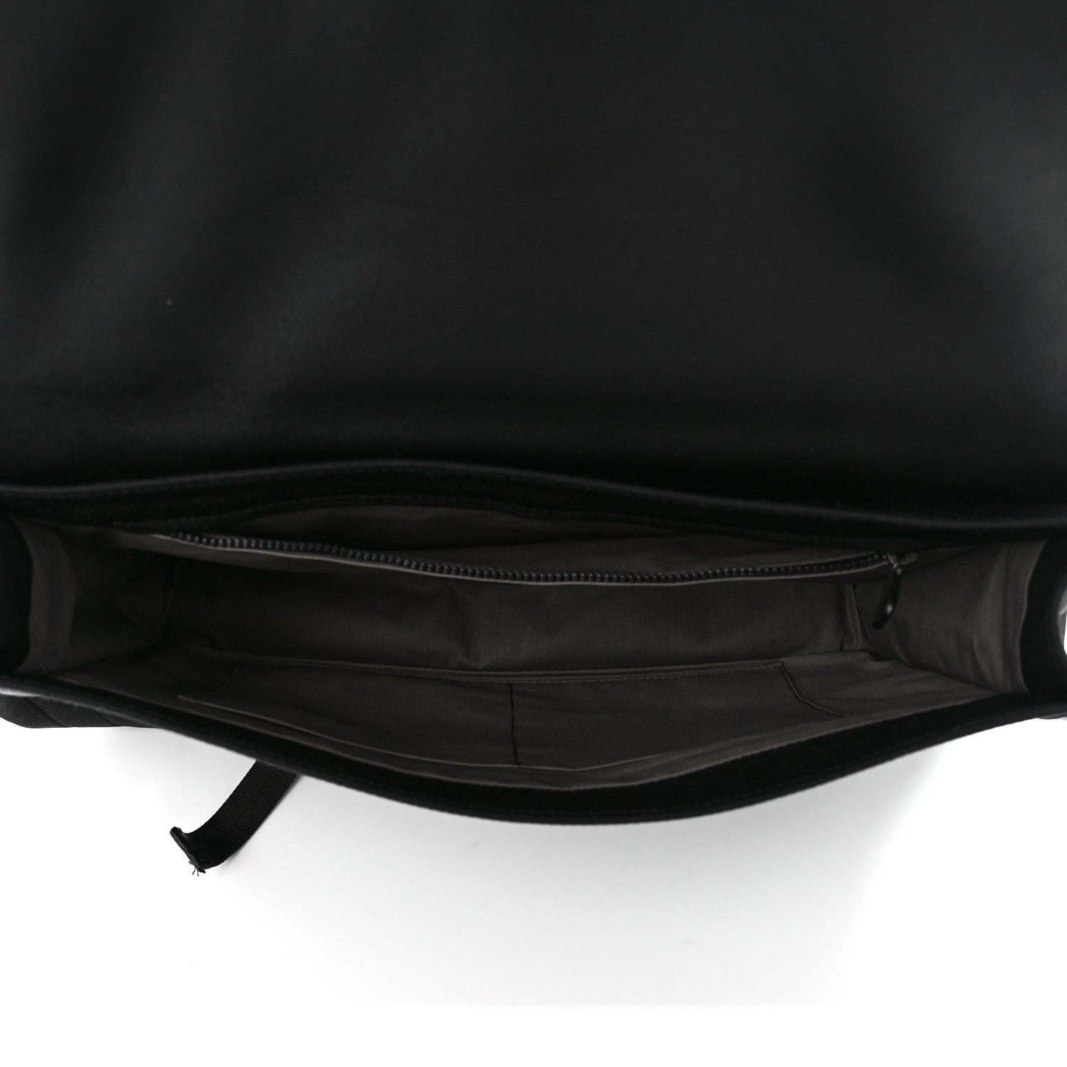 Bottega Veneta Canvas Calfskin Intrecciato Messenger Black 5 of 12