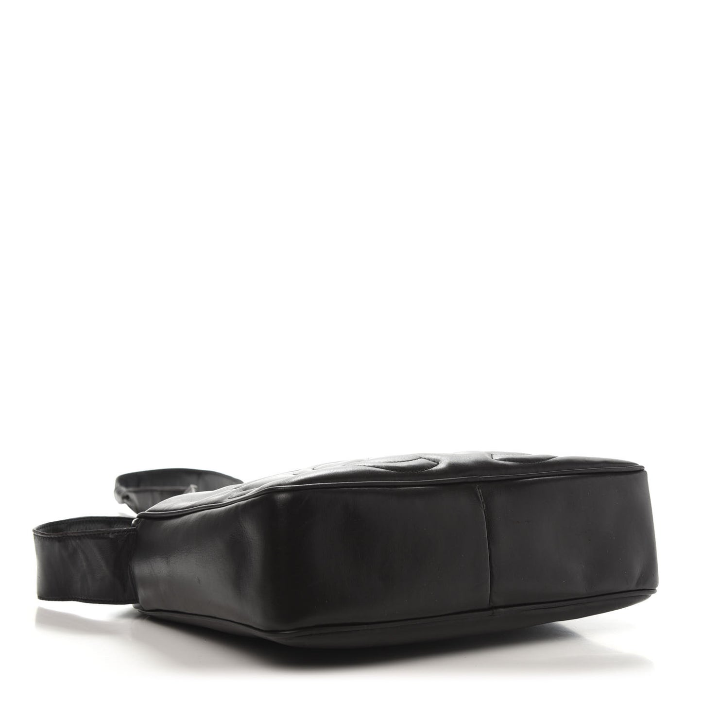 Lambskin CC Tassel Shoulder Bag Black