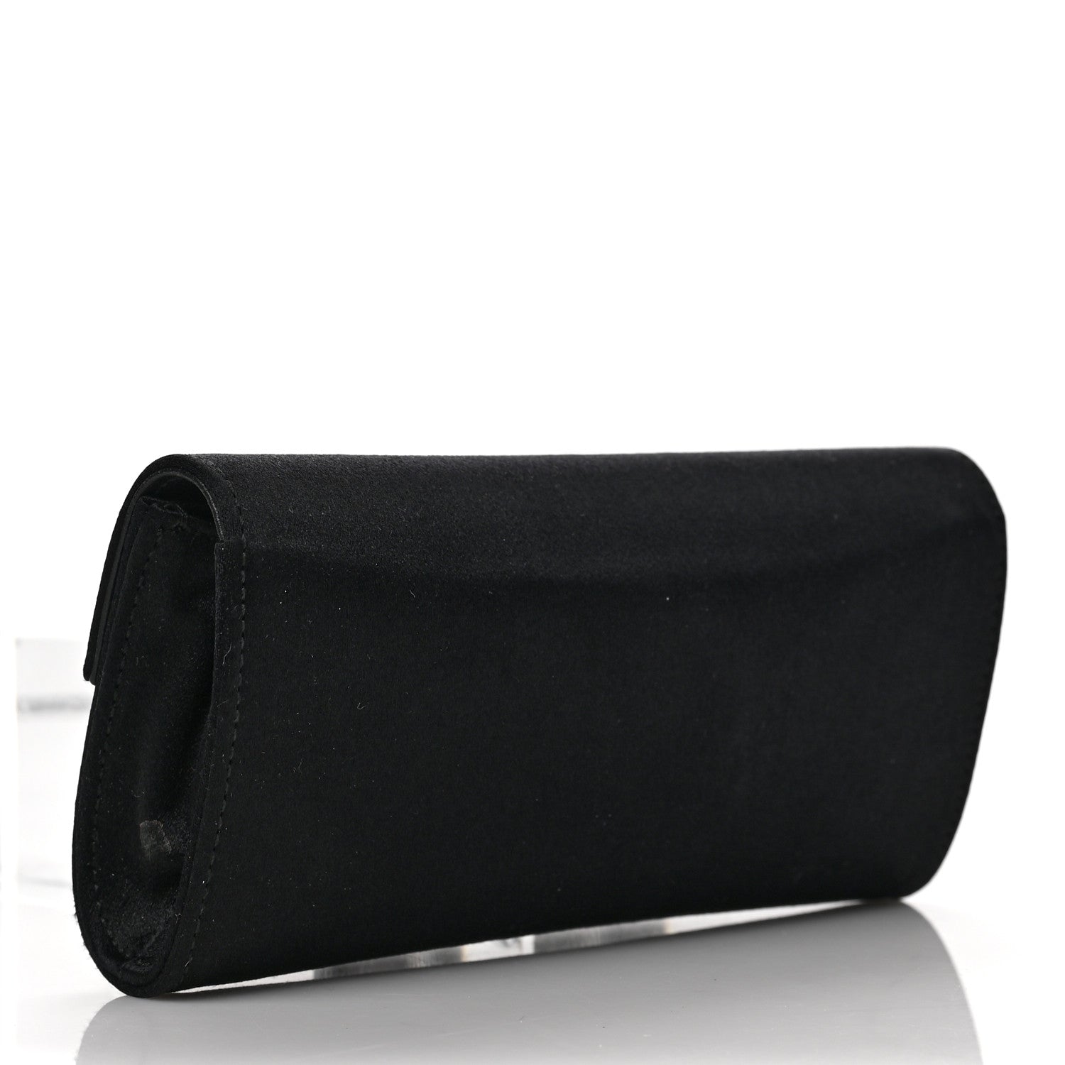 Gucci Satin Padlock Clutch Black 3 of 12