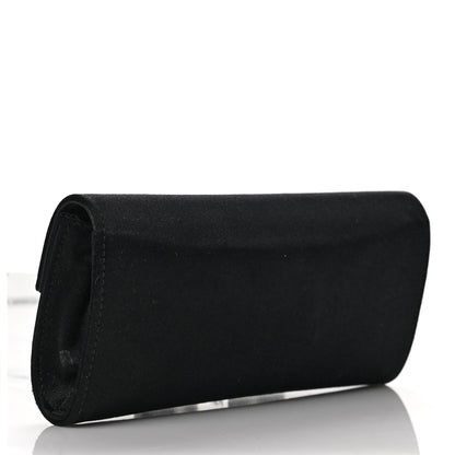 Gucci Satin Padlock Clutch Black 3 of 12