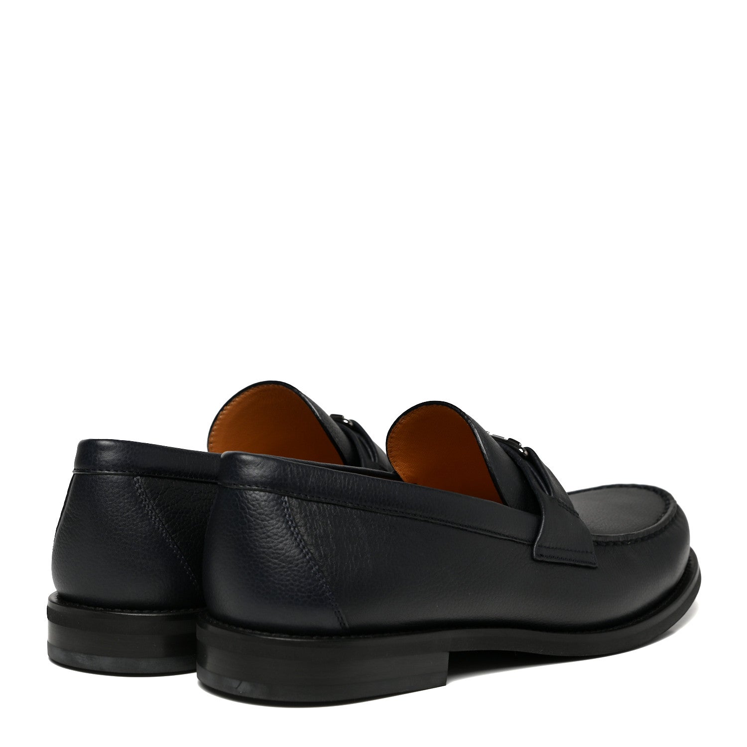Louis Vuitton Calfskin Mens Loafers 8 Black 4 of 8