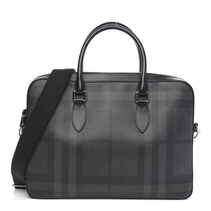 Burberry London Check Large Briefcase Black 1 of 9