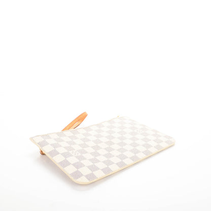 Louis Vuitton Damier Azur Neverfull MM GM Pochette 4 of 7