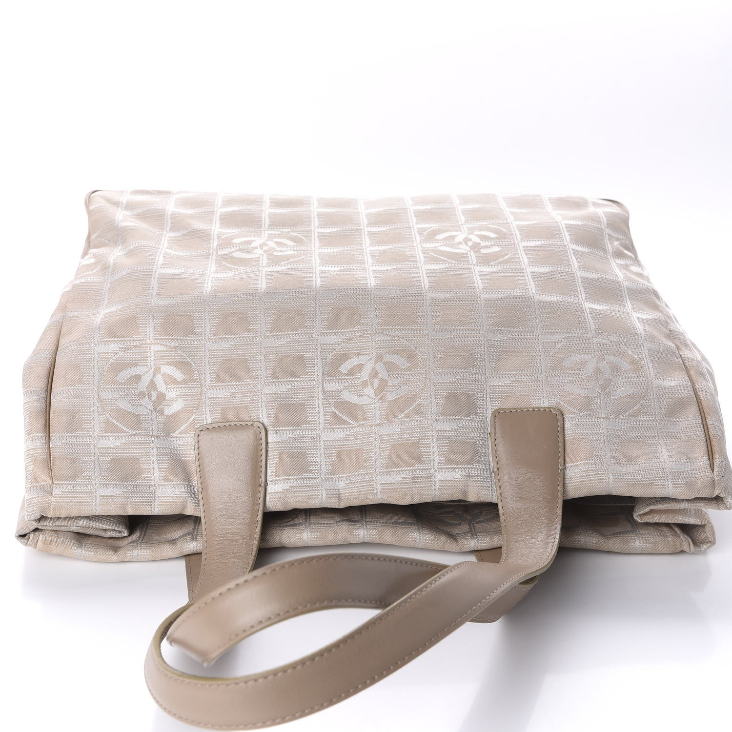 Chanel Nylon Medium Travel Tote Beige 11 of 16