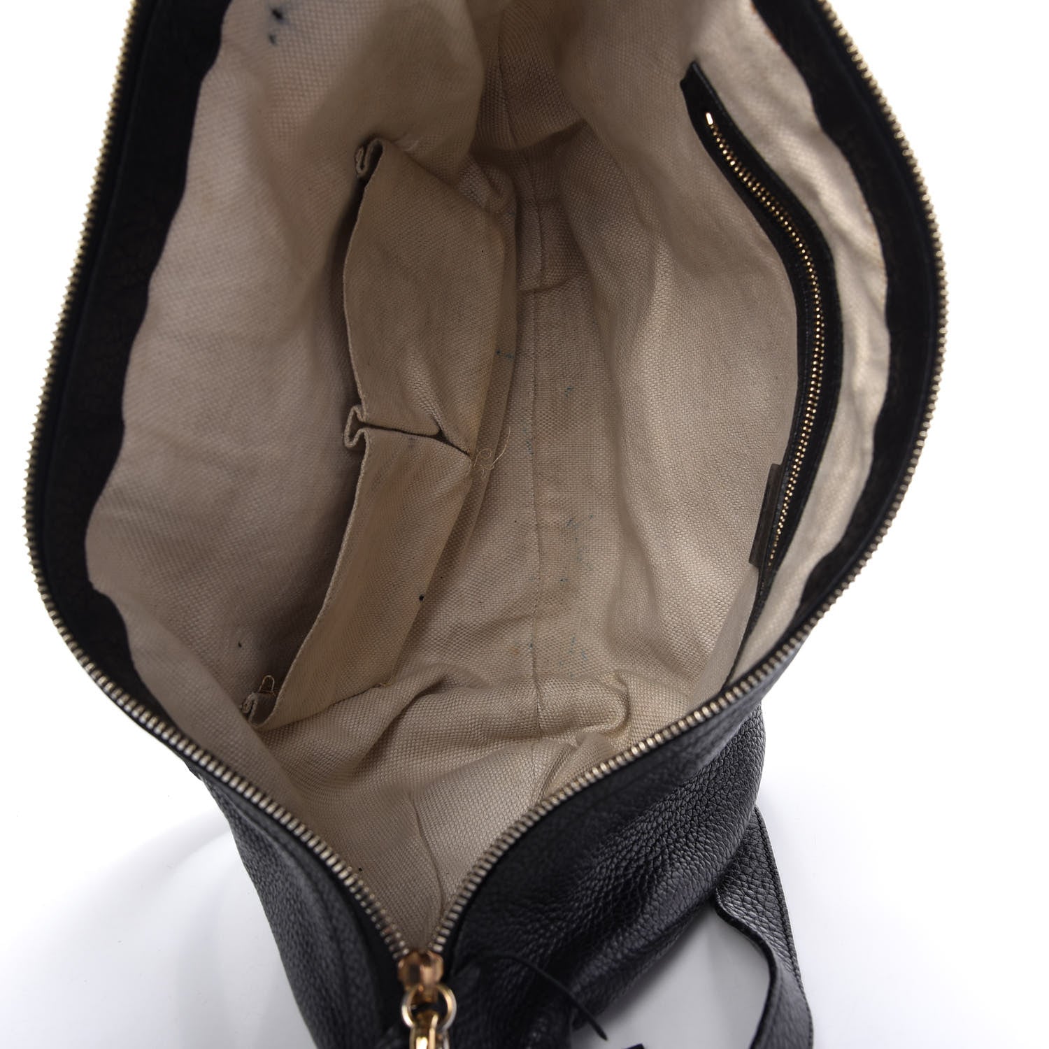 Gucci Pebbled Calfskin Medium Soho Hobo Black 5 of 12