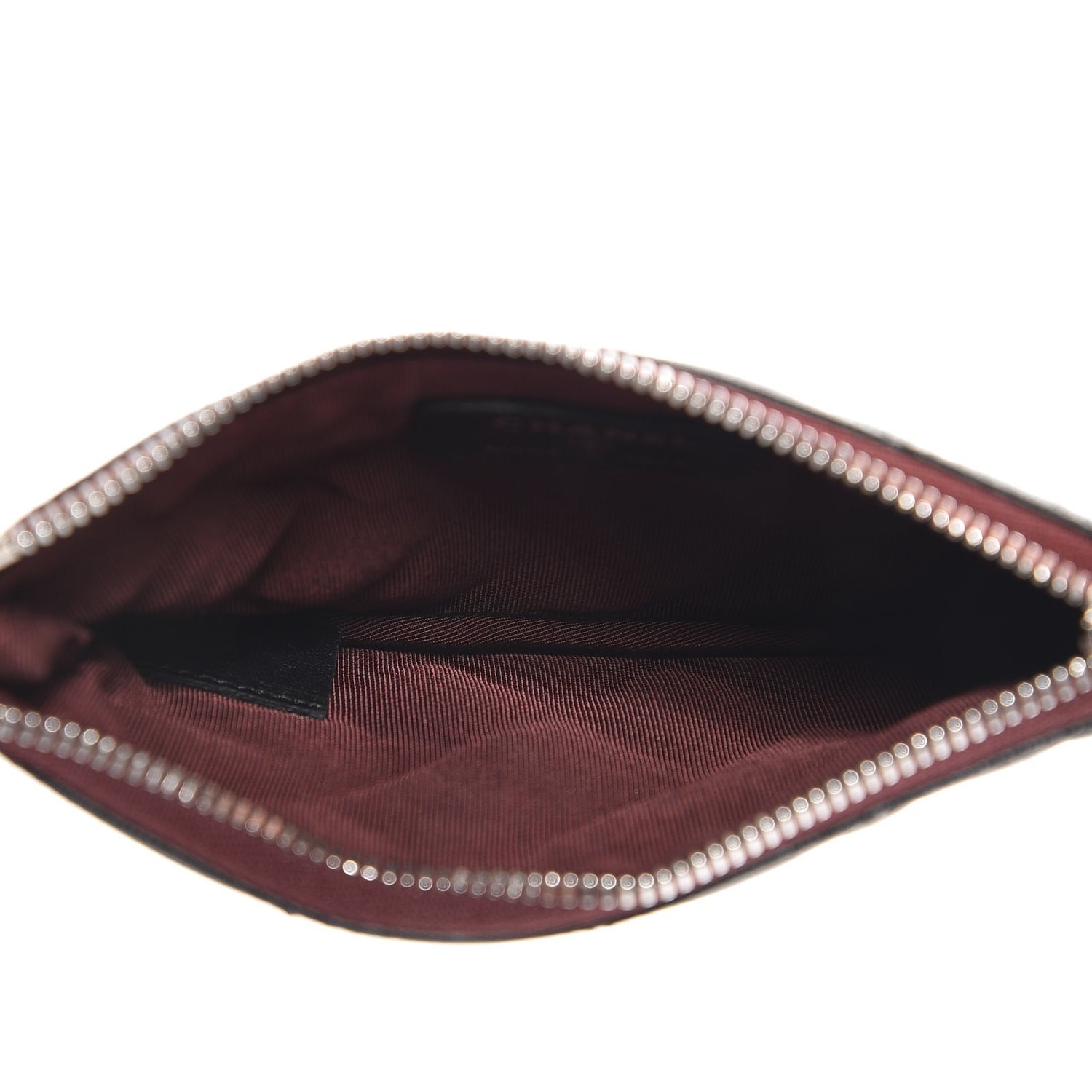 Chanel Lambskin Quilted Small Cosmetic Case Black 5 of 8