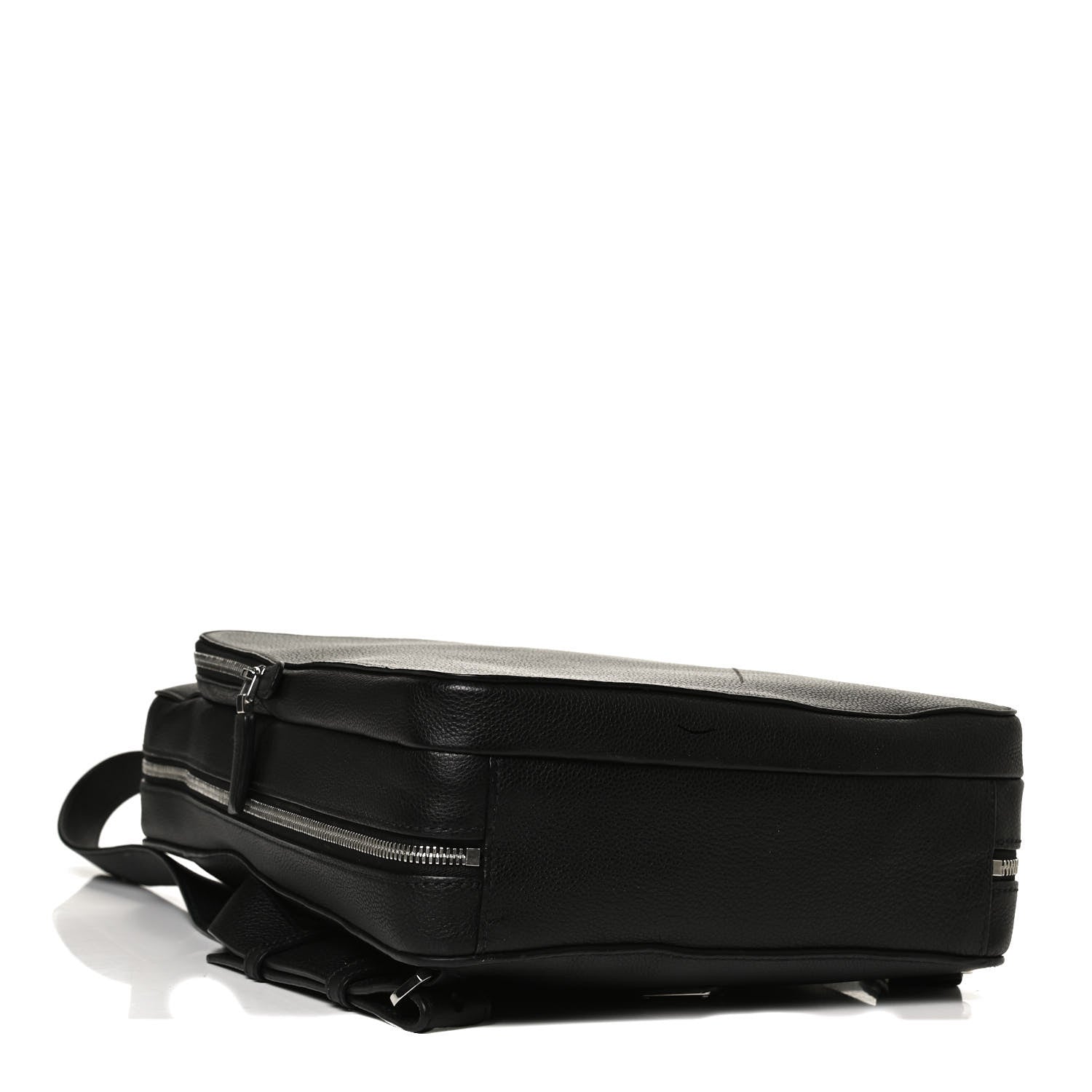 Prada Vitello Daino Briefcase Backpack Black 3 of 13