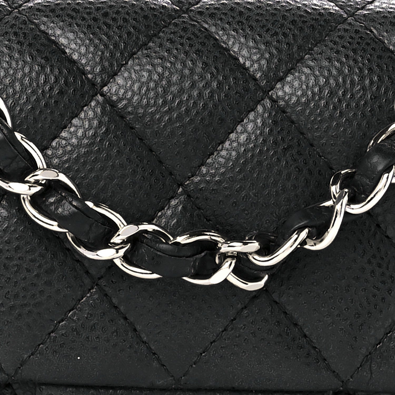 Chanel Caviar Quilted Mini Rectangular Flap Black 10 of 14