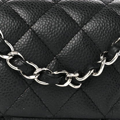 Chanel Caviar Quilted Mini Rectangular Flap Black 10 of 14