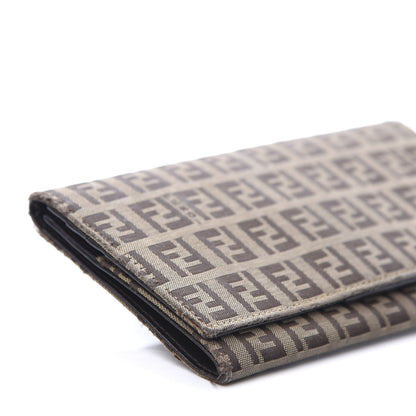 Fendi Zucchino Continental Wallet Brown 8 of 11