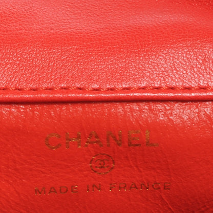 Chanel Patent Quilted 2.55 Ankle Wrist Bag Red 7 of 7