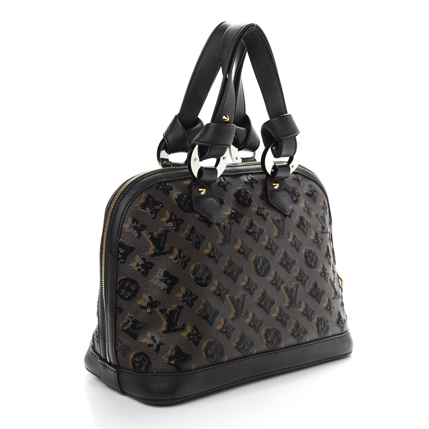 Louis Vuitton Monogram Sequins Eclipse Alma Black 3 of 8