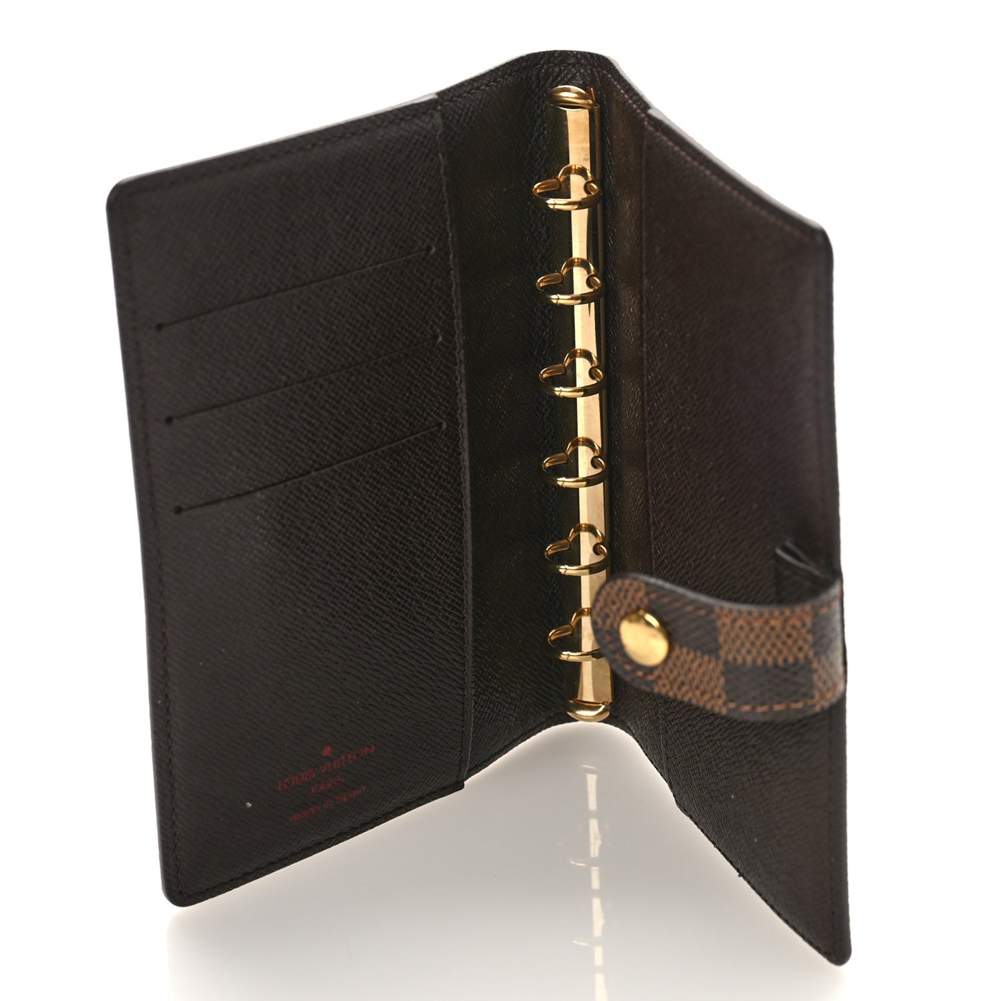 Damier Ebene Small Ring Agenda Cover