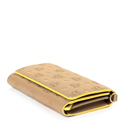 MCM Calfskin Ottomar Wallet On Chain Croissant 5 of 7