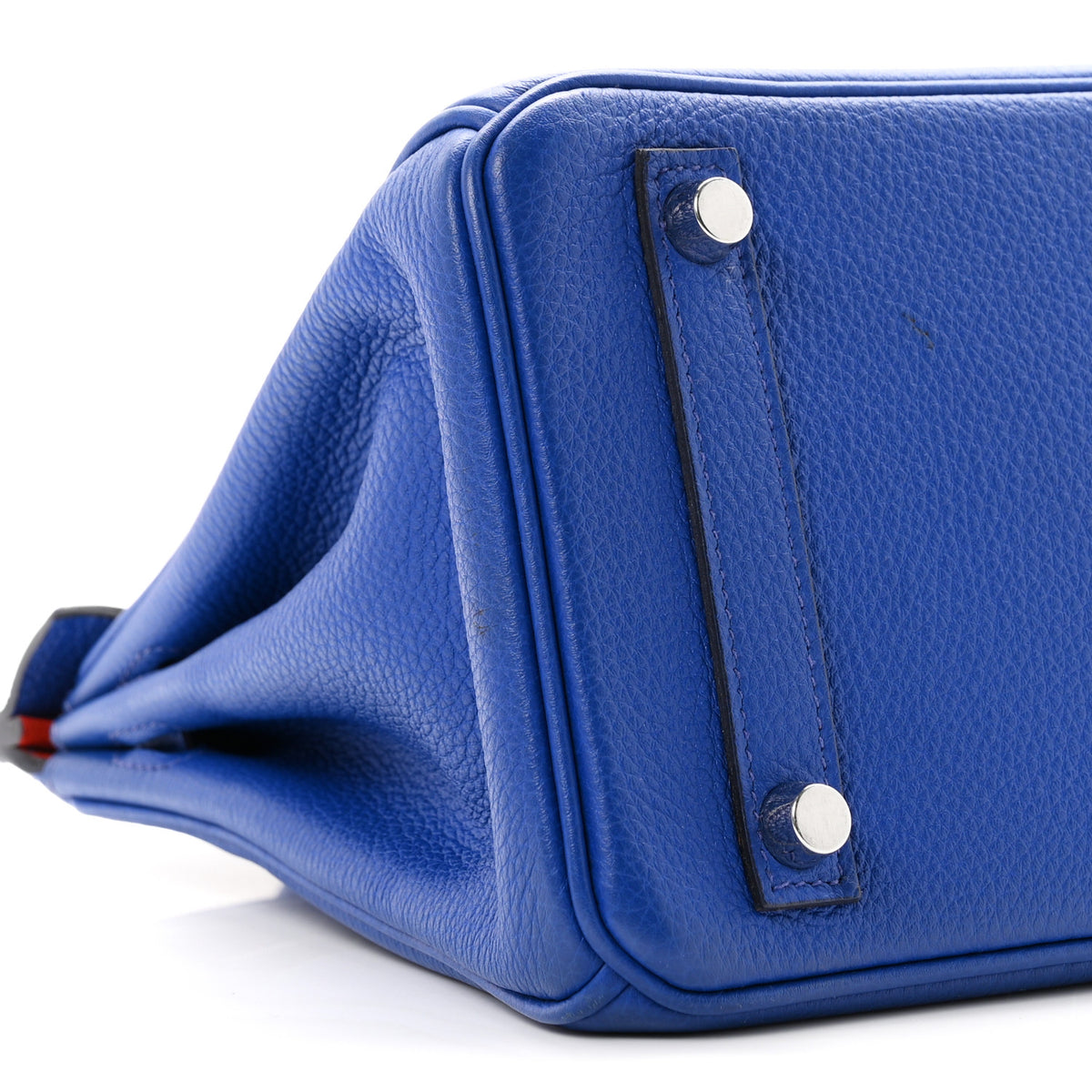 Togo Verso Birkin 25 Bleu Royal Capucine