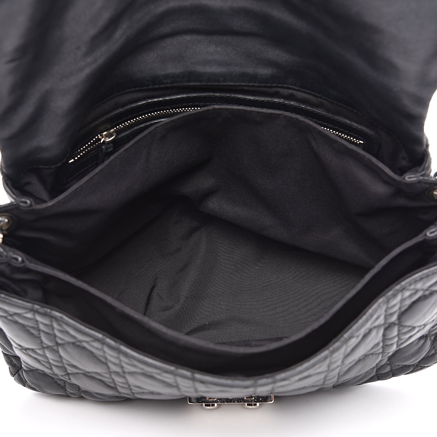 Christian Dior Lambskin Cannage New Lock Flap Black 5 of 16