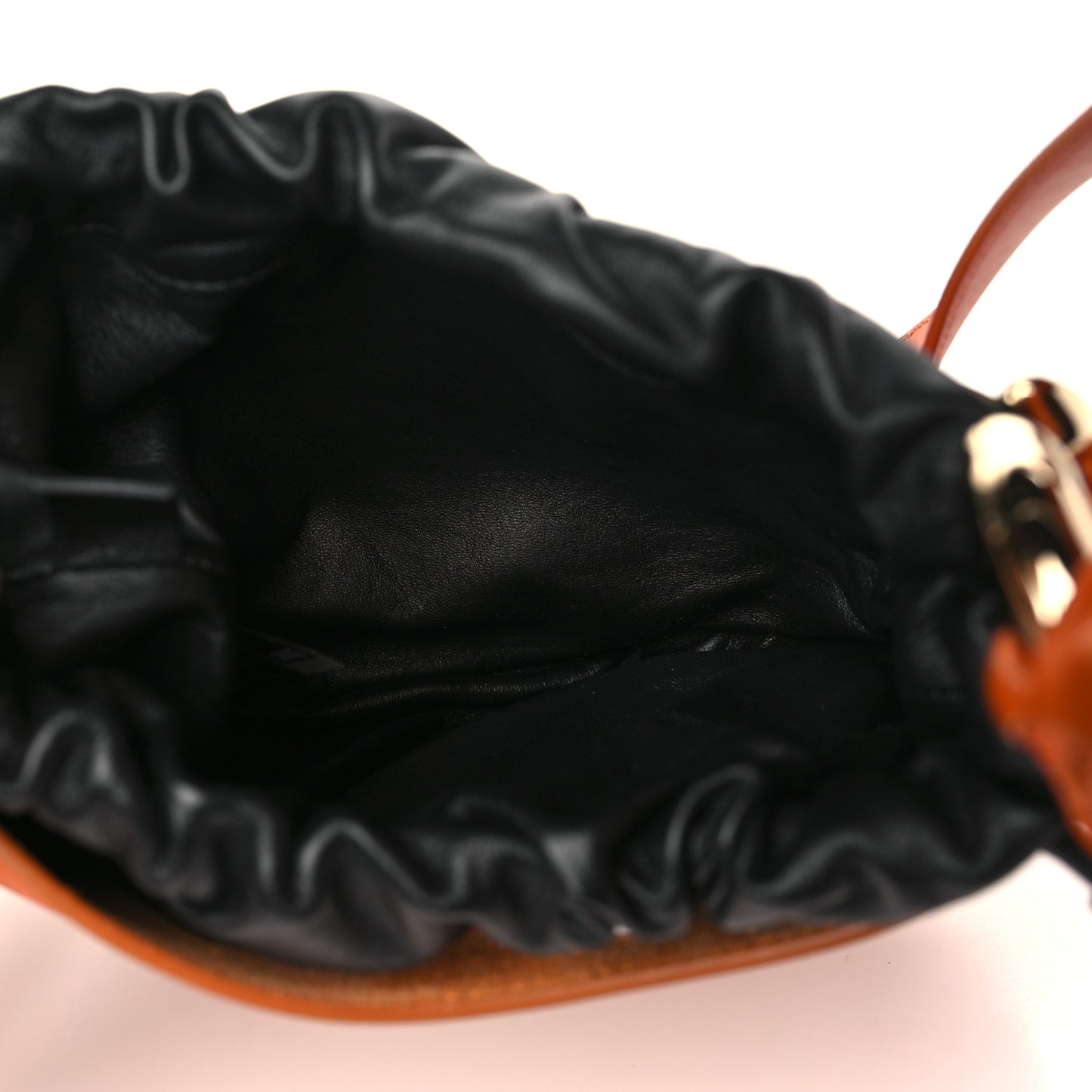 Calfskin Mate Hobo Henna Orange