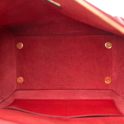 Celine Grained Calfskin Mini Belt Bag Coquelicot 5 of 15
