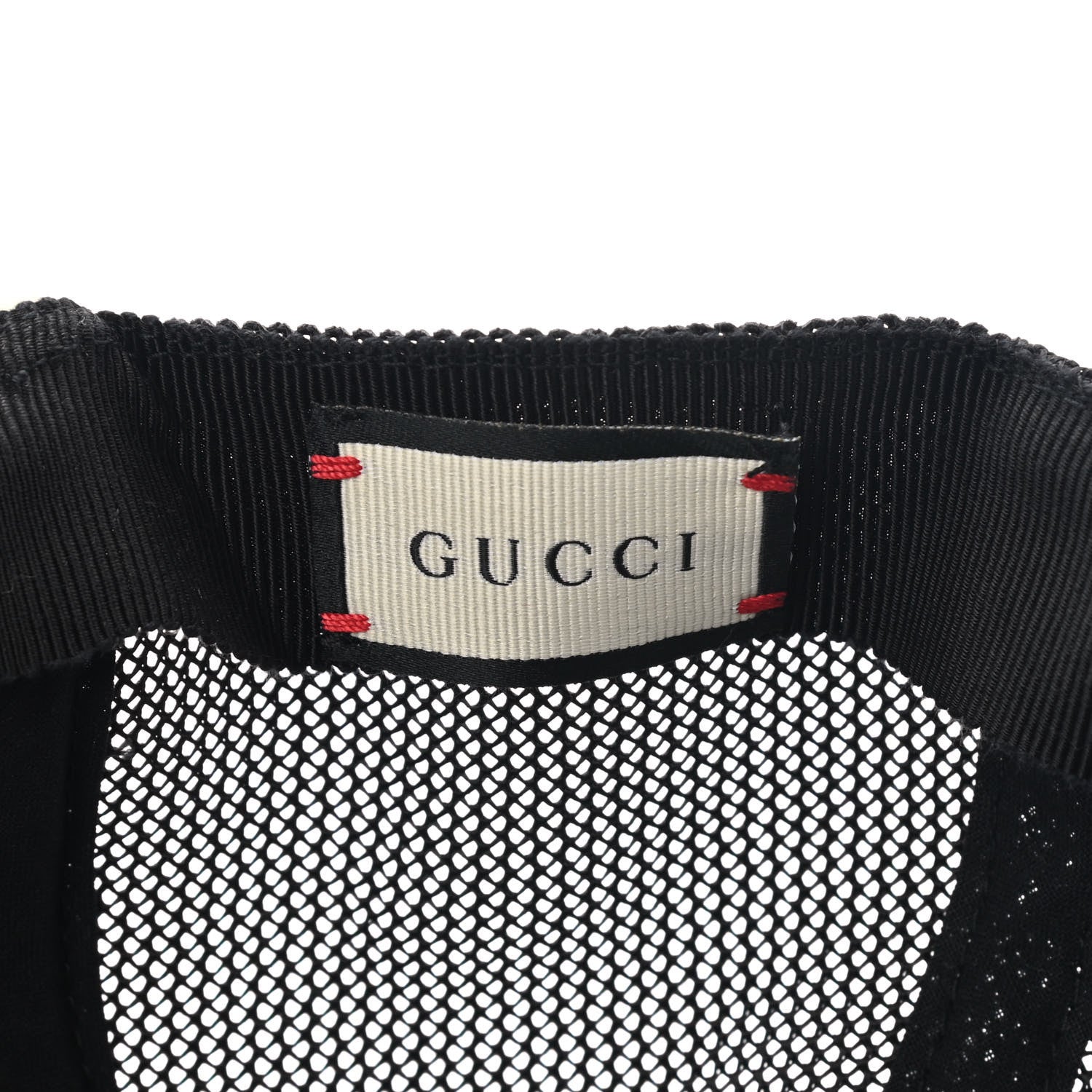 Gucci Grained Calfskin Logo Baseball Hat L White 7 of 10