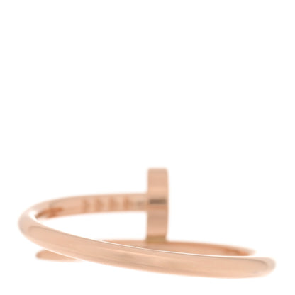 Cartier 18K Pink Gold Small Juste Un Clou Ring 53 6.5 3 of 5