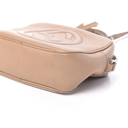 Gucci Pebbled Calfskin Small Soho Disco Bag Rose Beige 9 of 10