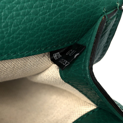 Gucci Dollar Calfskin Crystal Small Dionysus Shoulder Bag Emerald 8 of 12