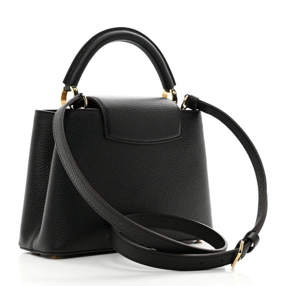 Louis Vuitton Taurillon Capucines BB Black 3 of 9
