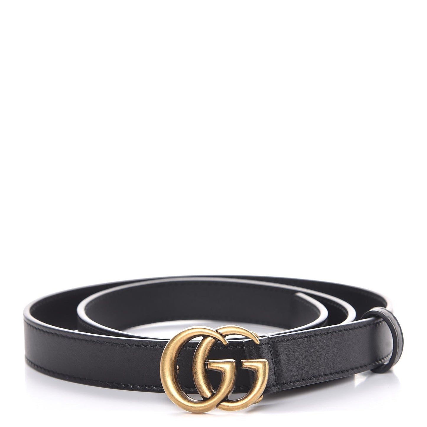 Calfskin Double G 20mm Belt 85 34 Black