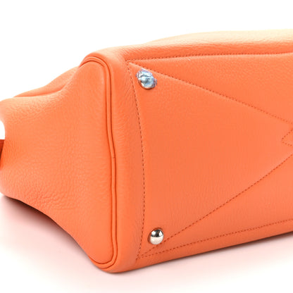 Hermes Taurillon Clemence Victoria II 35 Orange 9 of 11