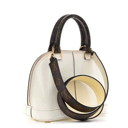 Louis Vuitton Patent Monogram Alma BB White 3 of 13