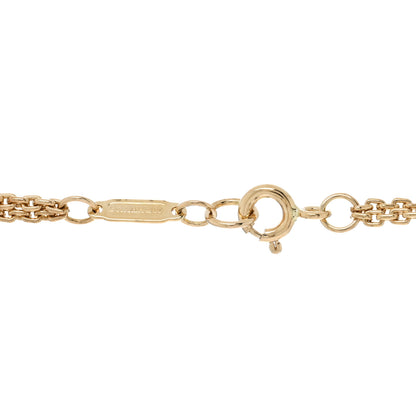 Tiffany 18K Yellow Gold Diamond HardWear Double Link Pave Pendant Necklace 4 of 5