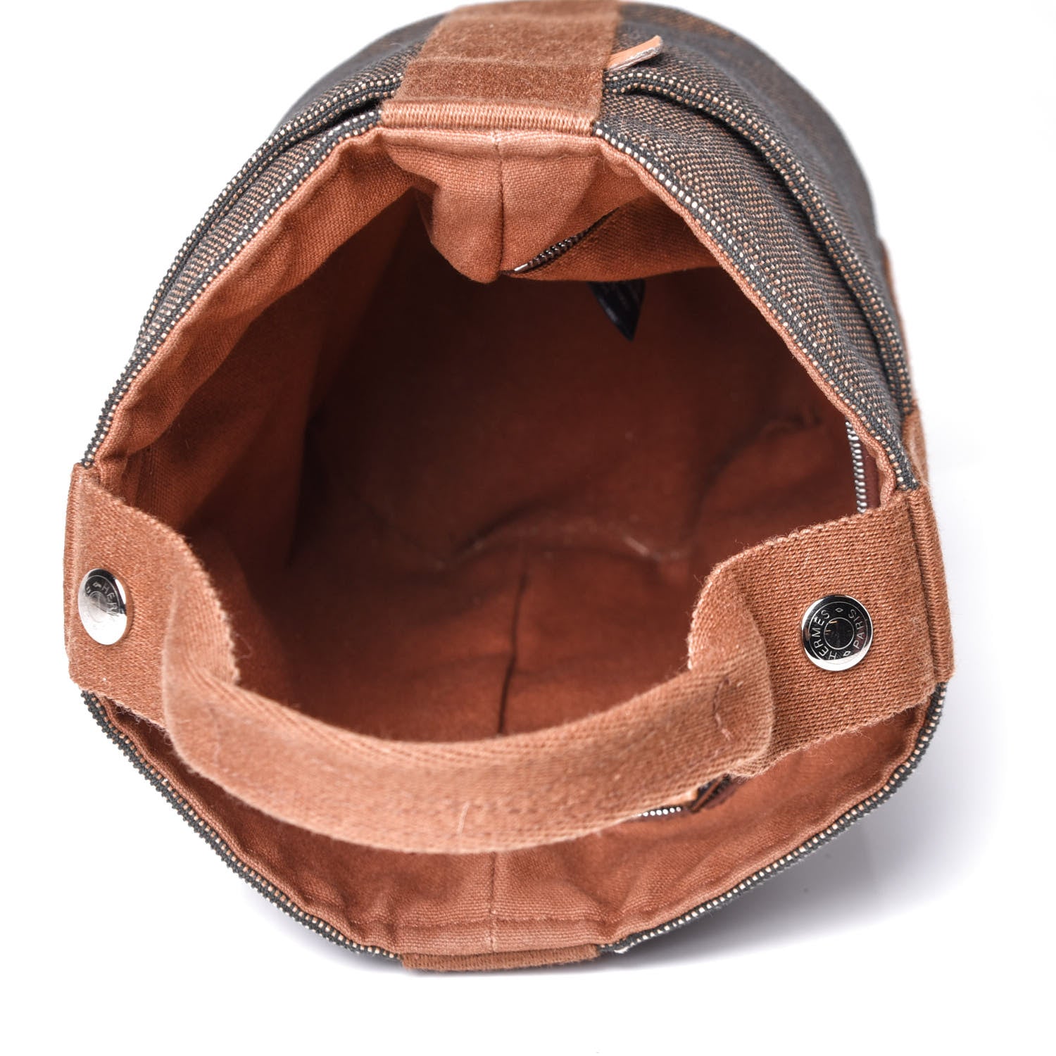 Hermes Toile Saxo PM Tote Brown 5 of 11