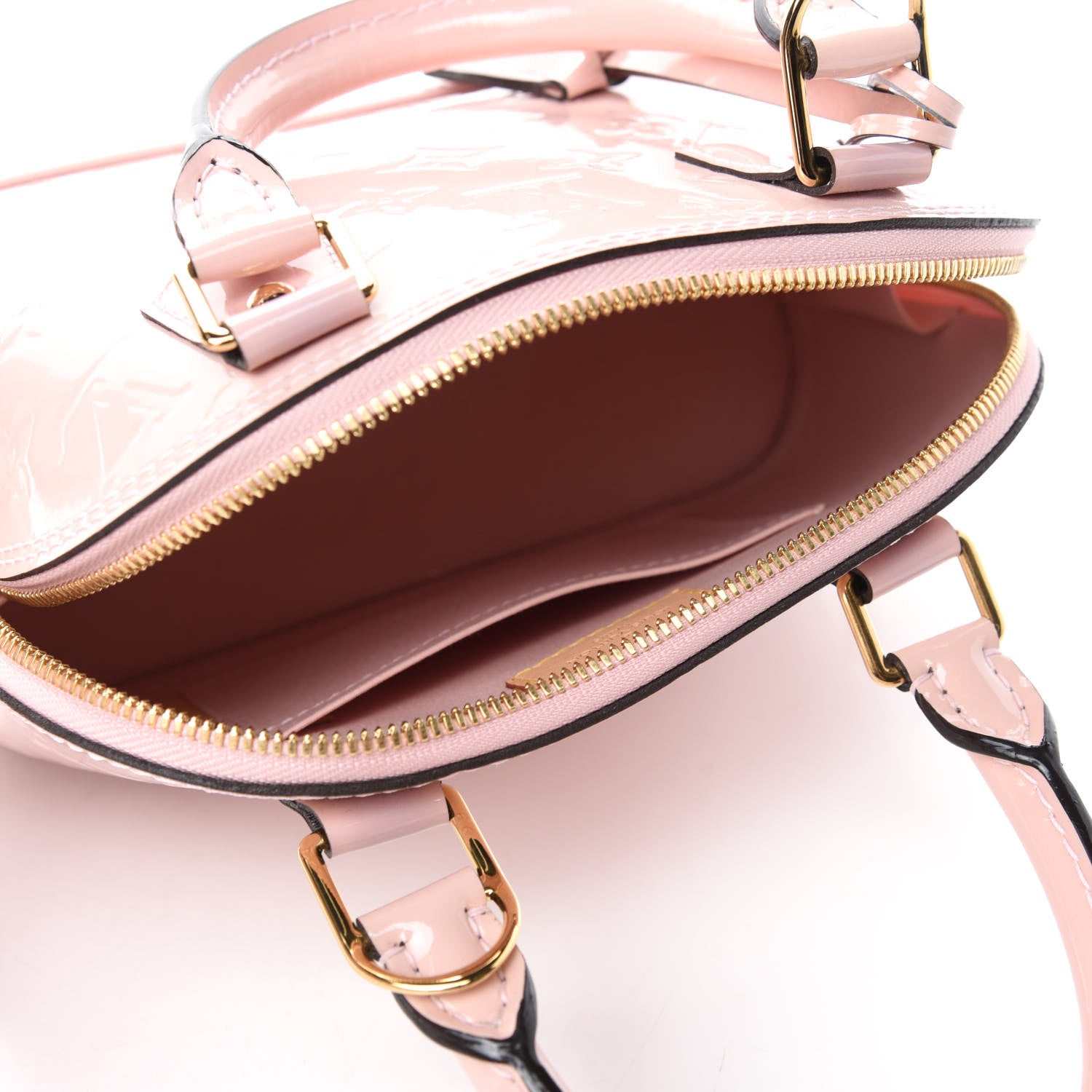 Louis Vuitton Vernis Alma BB Rose Ballerine 5 of 11