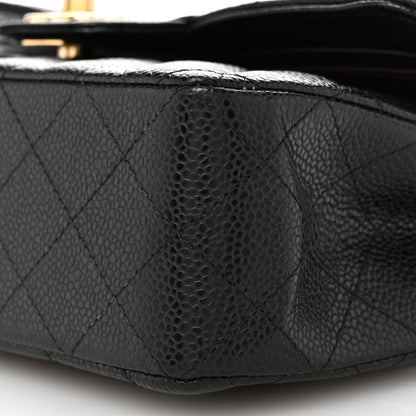 Chanel Caviar Quilted Small Double Flap Black 10 of 11