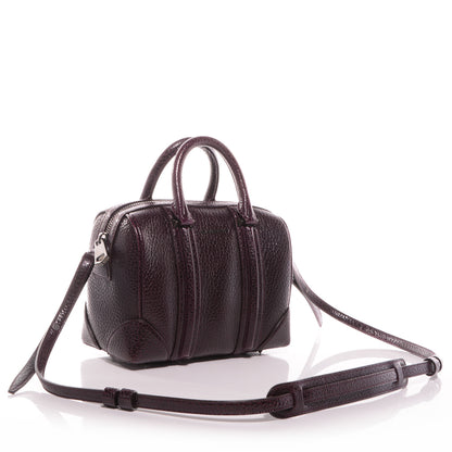 Givenchy Glazed Pebbled Calfskin Mini Lucrezia Aubergine 3 of 10