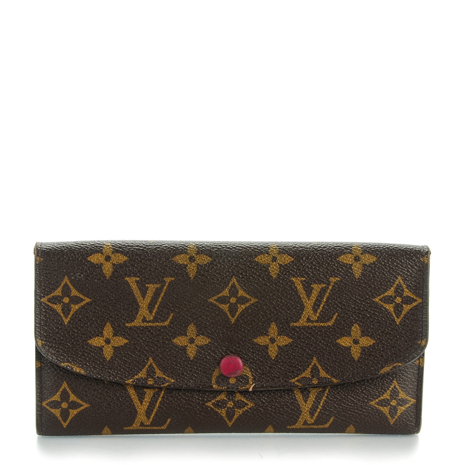 Louis Vuitton Monogram Emilie Wallet Fuchsia 1 of 8