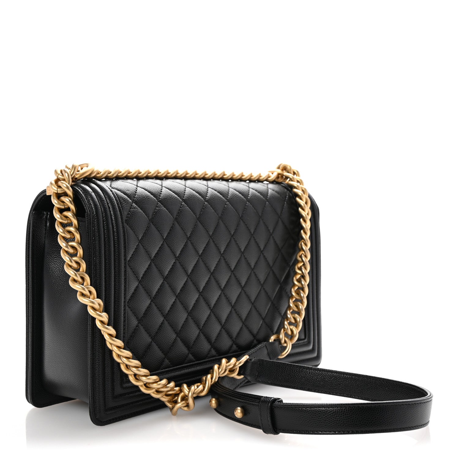 Chanel Caviar Quilted New Medium Boy Flap Black 3 of 10