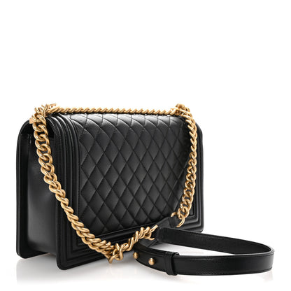 Chanel Caviar Quilted New Medium Boy Flap Black 3 of 10