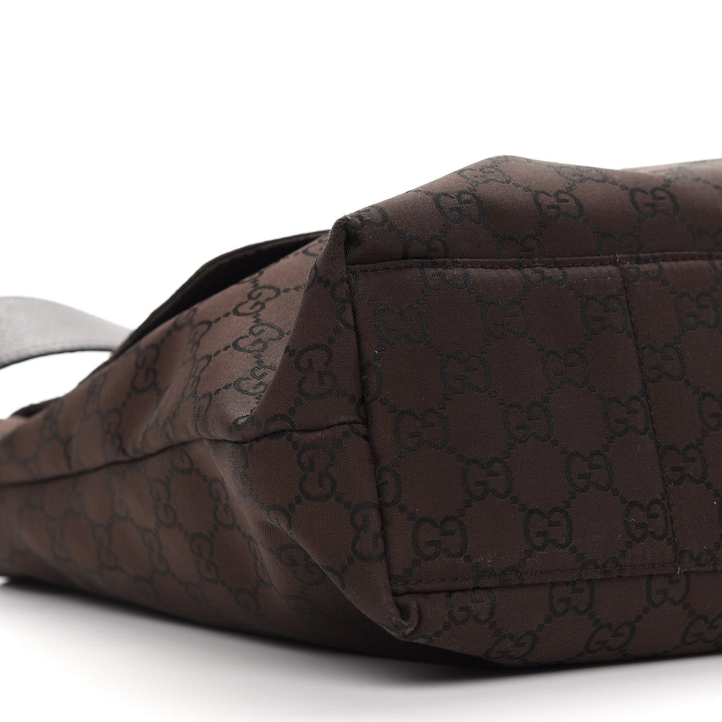GG Monogram Flap Messenger Bag Brown