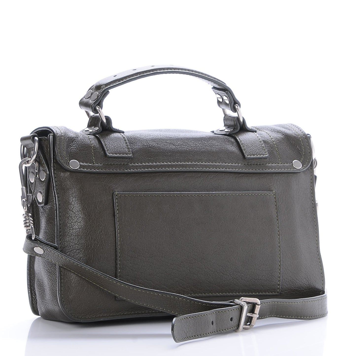 Lambskin Tiny PS1 Satchel Military
