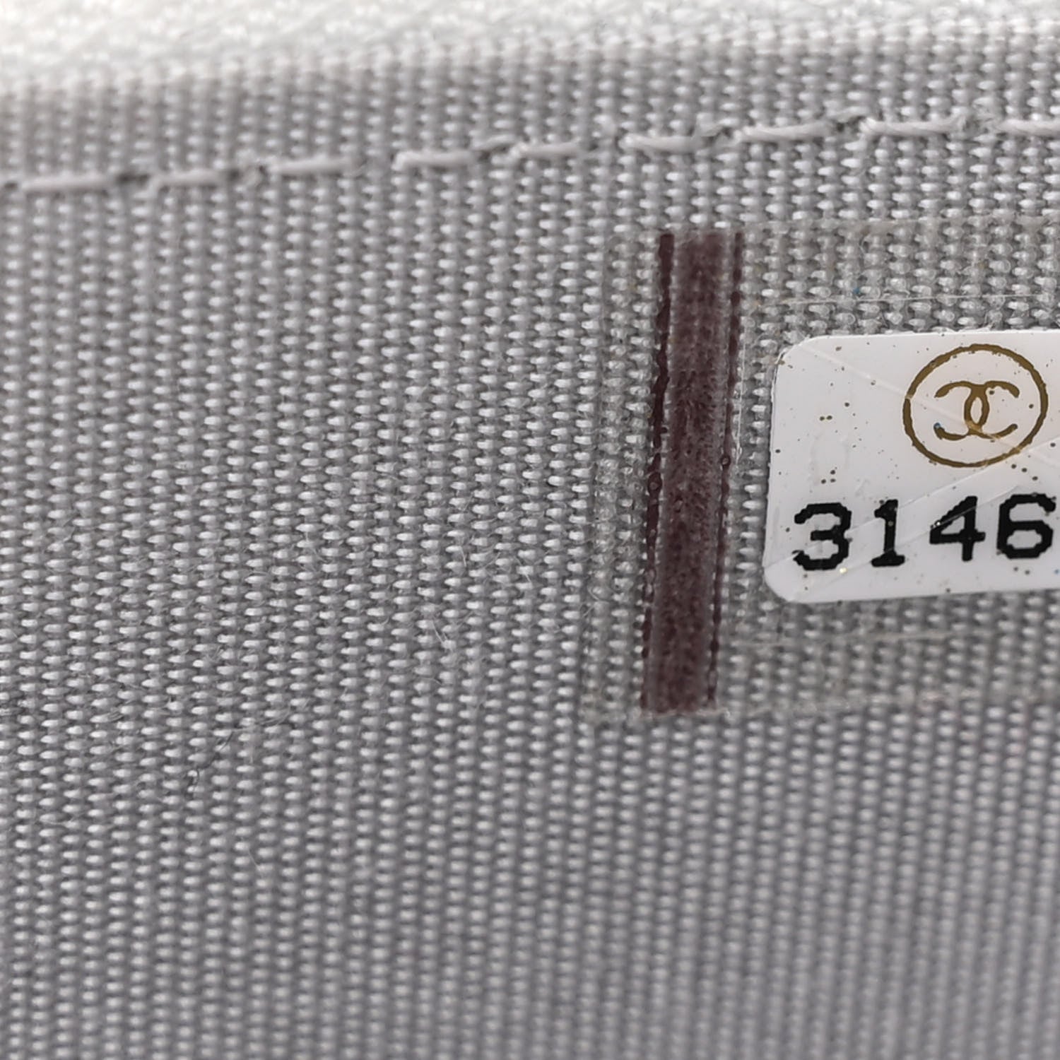 Chanel Lambskin Quilted Top Handle Mini Vanity Case With Chain Grey 7 of 10