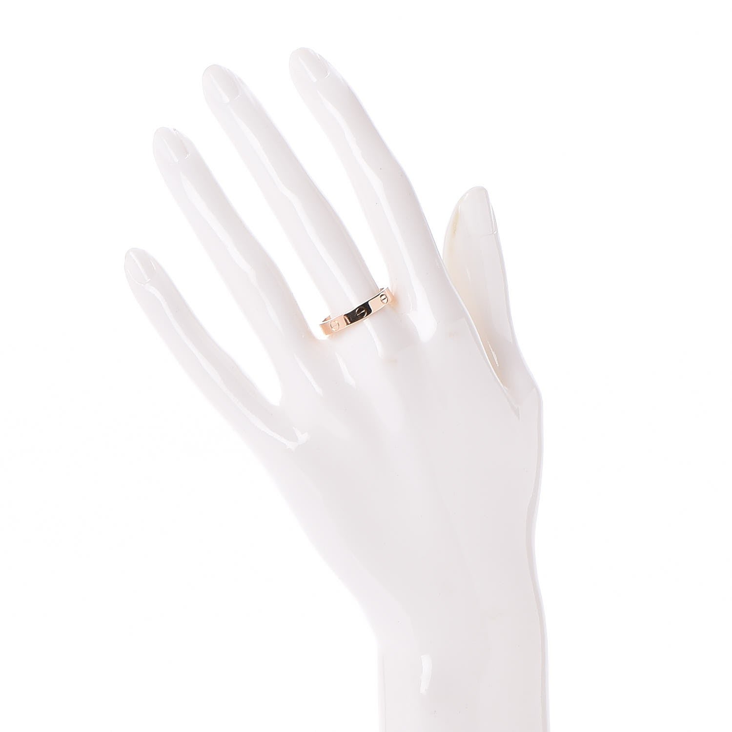 Cartier 18K Pink Gold 3.5mm LOVE Wedding Band Ring 58 8.5 2 of 5