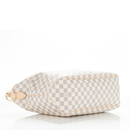 Louis Vuitton Damier Azur Delightful MM Rose Ballerine 4 of 9