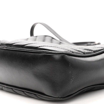 Saint Laurent Calfskin Matelasse Monogram Lou Camera Bag Black 8 of 8