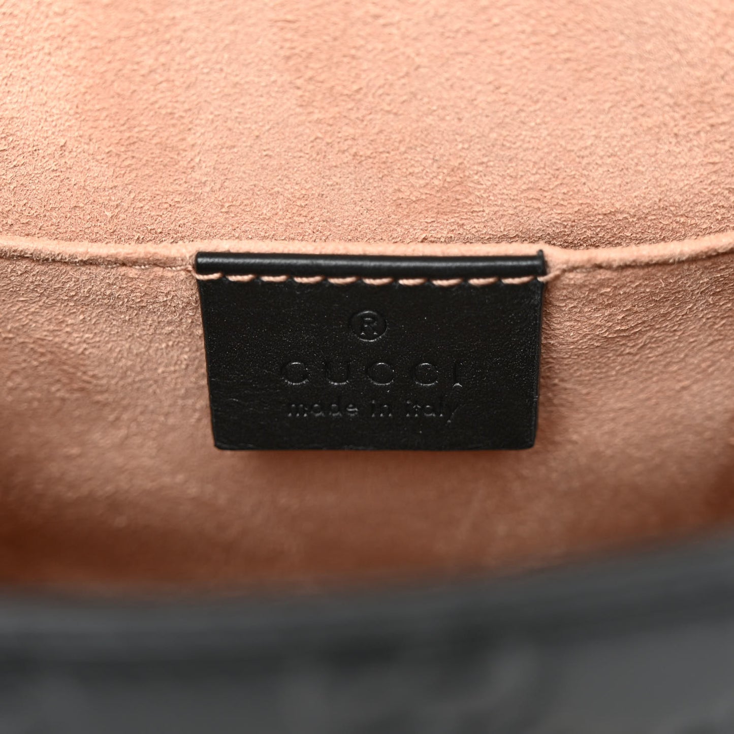 Guccissima Signature Padlock Backpack Black
