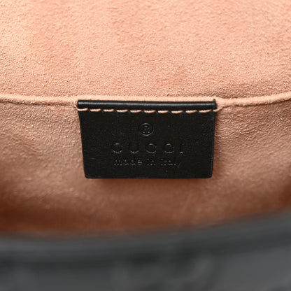 Gucci Guccissima Signature Padlock Backpack Black 6 of 11