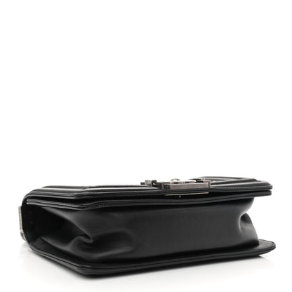 Chanel Lambskin Pleated Small Boy Flap Black 4 of 14